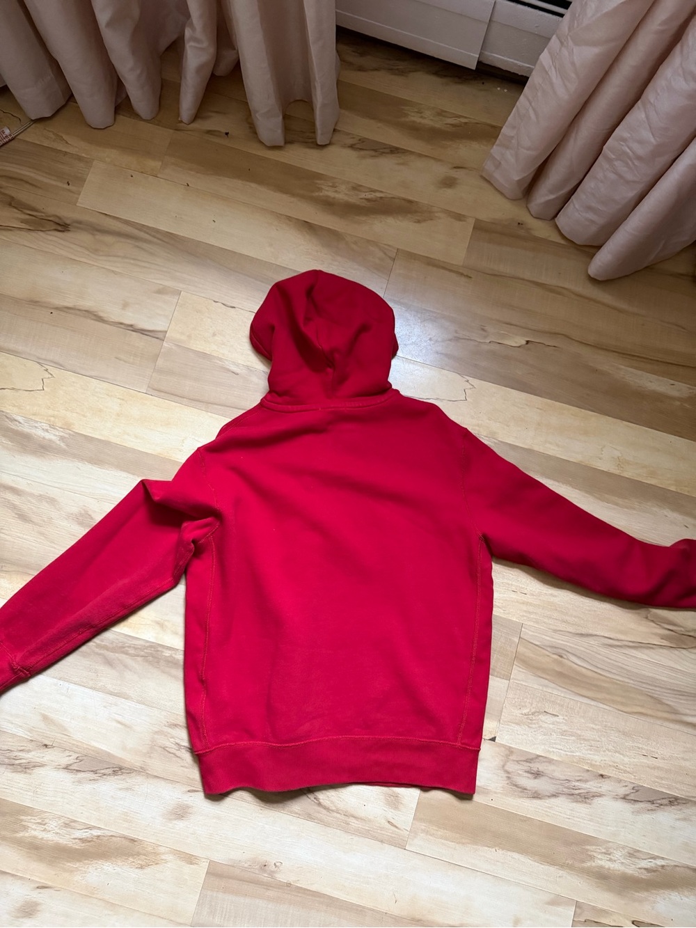 Ralph Lauren Red Zip-Up Hoodie Sweatshirt - Picture 2 of 3